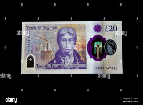 The 2020 polymer £20 pound note from the Bank of England featuring ...