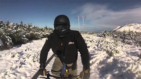 first snow ride - YouTube