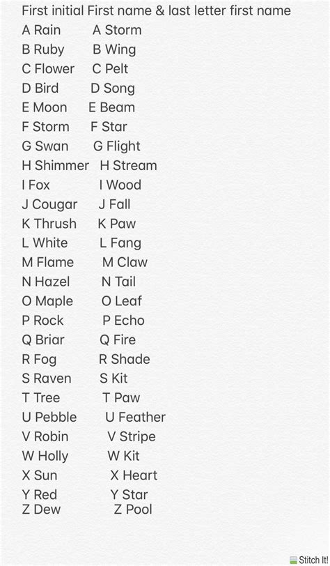 Warrior Cats Name Generator Fantasy