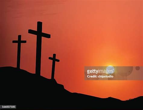 179 Three Crosses Sunset Stock Photos, High-Res Pictures, and Images ...