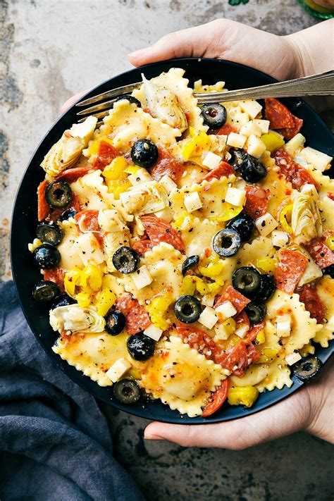 Italian Ravioli Salad | Chelsea's Messy Apron