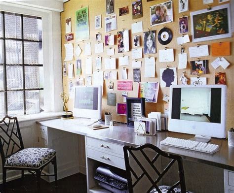 Cork board wall in an office. yes. | Cool home office, Office ...