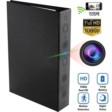 Hidden Camera Book 1080P DVR Covert Nanny IR Cam Video Recorder Book ...