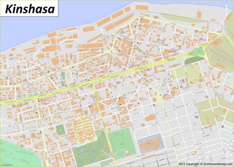 Kinshasa Map | Democratic Republic of the Congo | Detailed Maps of Kinshasa