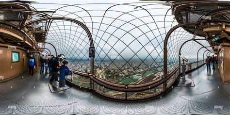 360° view of View from the top deck of the Eiffel Tower - Alamy