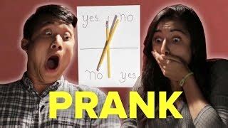 People Try The Charlie Charlie Challenge