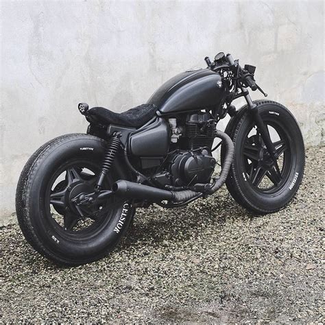 Blacked out: custom Honda CM400 from... - Bike EXIF