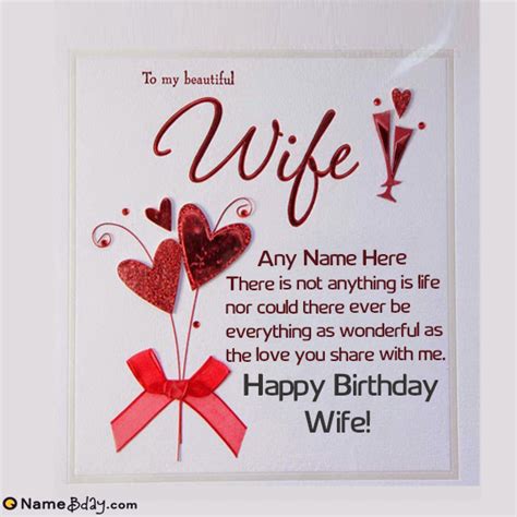 free e birthday cards for wife happy birthday romantic cards printable ...