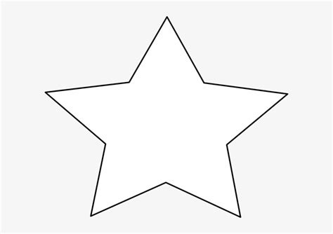 Star Outline Clip Art Free - Clear Background White Star - 600x499 PNG ...