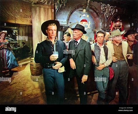 HOW THE WEST WAS WON, George Peppard, Richard Widmark, 1962 Stock Photo ...