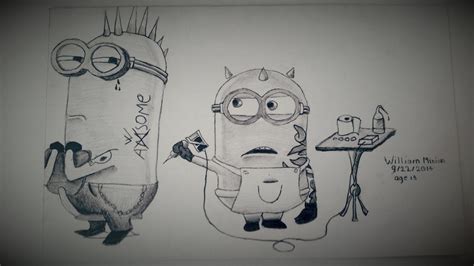 Minion sketches | Minions pencil drawing by dubz002 on DeviantArt ...