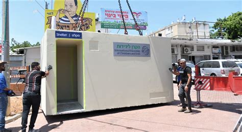 Fellowship adds new mobile bomb shelters in bombarded Ashkelon, Israel ...