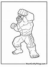 Hulk Cartoon Coloring Pages sketch template