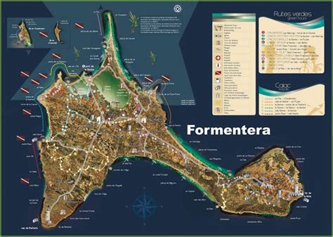 Formentera tourist map - Ontheworldmap.com