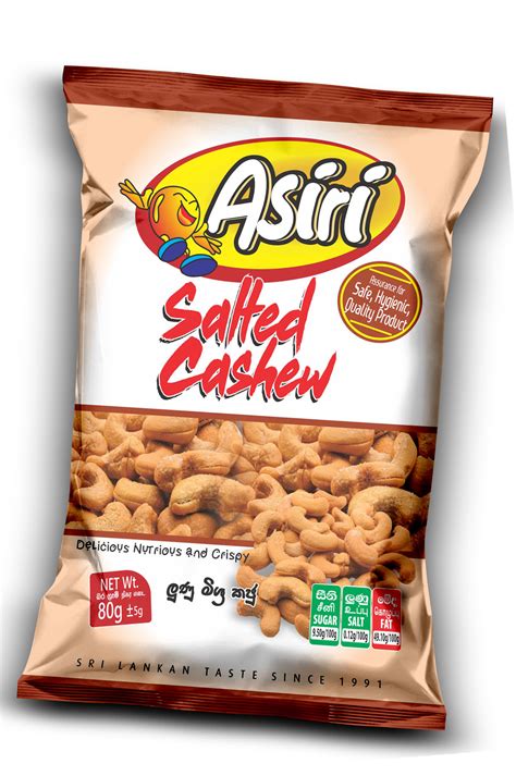 Salted Cashew Nuts – Asiri Food Products