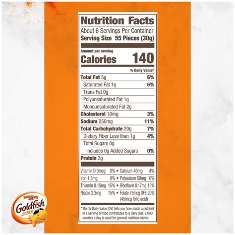 Goldfish Nutrition Facts | Besto Blog