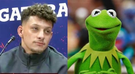 Patrick Mahomes Gave His Best Kermit The Frog Impersonation