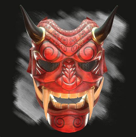 ArtStation - Demon Mask