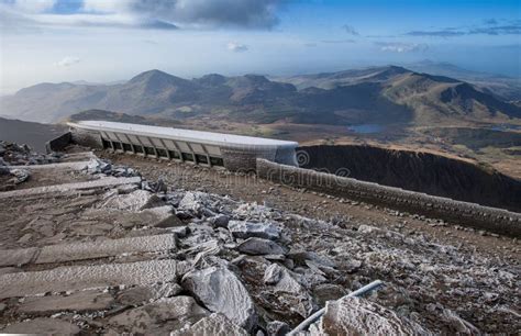 Snowdon Summit cafe stock photo. Image of building, path - 27690484