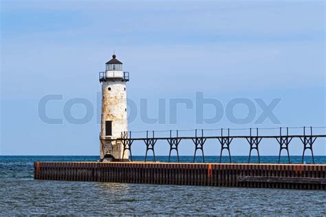 The Lighthouse at Manistee | Stock image | Colourbox