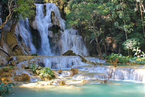 Kuang Si Falls near Luang Prabang - Luang Prabang Attractions – Go Guides