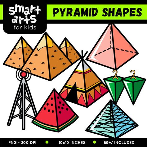 Pyramid Shapes Clip Art – Educational Clip Arts