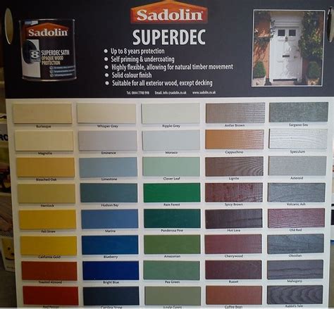 Sadolin Garden Colours