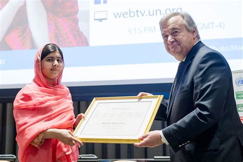 Malala Yousafzai designated UN Messenger of Peace