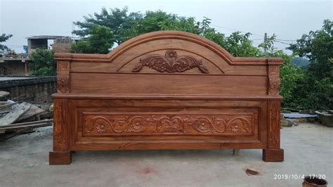 Solid wooden carving czar bed with storage saraf furniture – Artofit