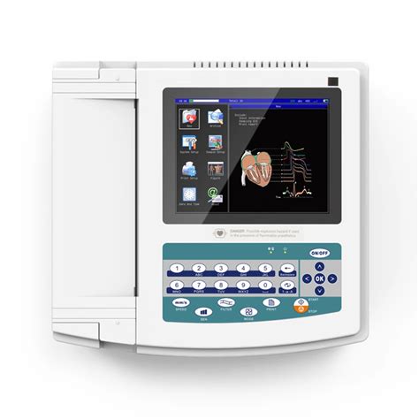 Cardiotocography EKG Medical Diagnosis Equipment Hospital Portable Monitor Electrocardiogram ...