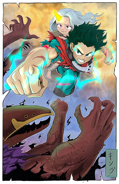 Deku vs Overhaul by Kingw777 on DeviantArt