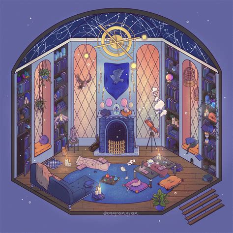 britt on Twitter | Ravenclaw, Ravenclaw common room, Hogwarts houses