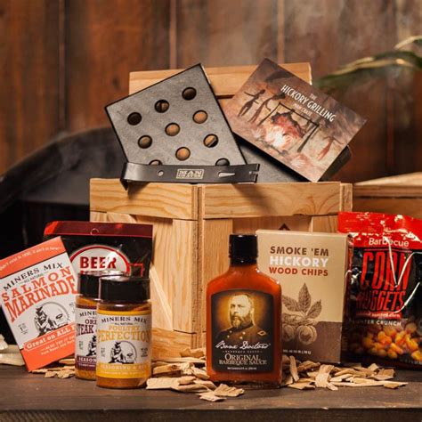 Hickory Grilling Crate | BBQ Gifts For Guys | Christmas gifts for husband, Man crates, Bbq gifts