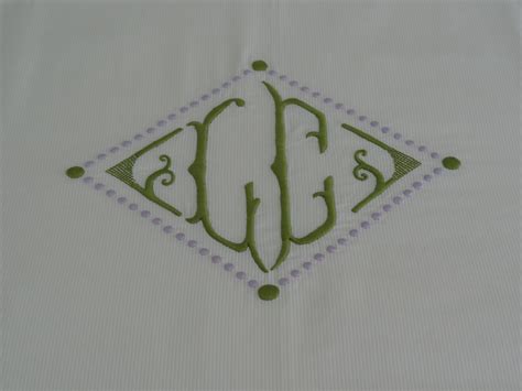 Hand-embroidered monogram | Applique monogram, Embroidered monogram, Hand embroidered