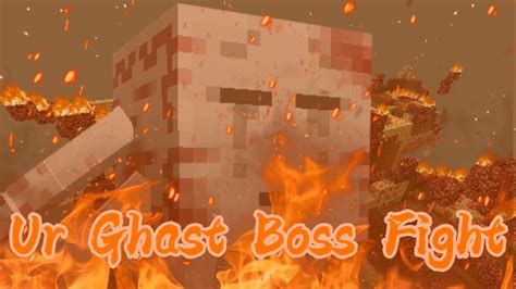 Minecraft Twilight Forest: Ur Ghast Boss Fight - YouTube