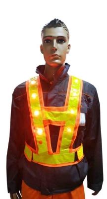 Vest with LED lamps