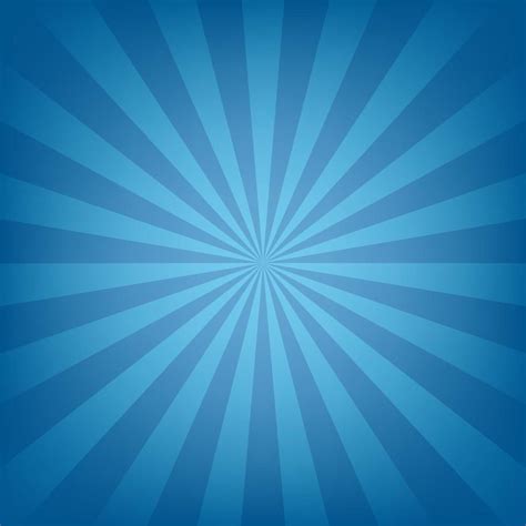 Blue Sunburst Background Vector Art