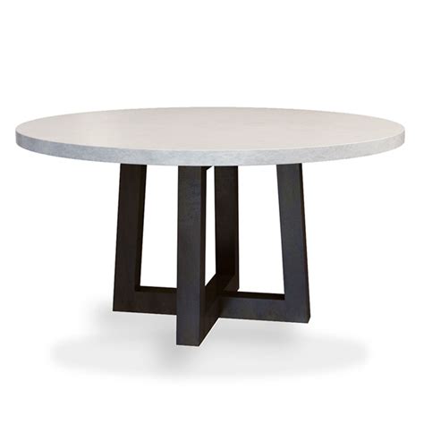Torre Round Concrete Dining Table | Round concrete dining table, Concrete dining table, Round ...