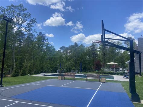 LED lighting basketball court | DeShayes Dream Courts