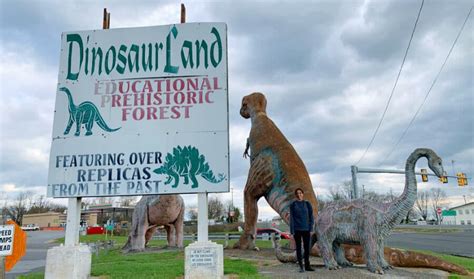 Dinosaur Land - Best Virginia Roadside Attraction - Sand and Snow