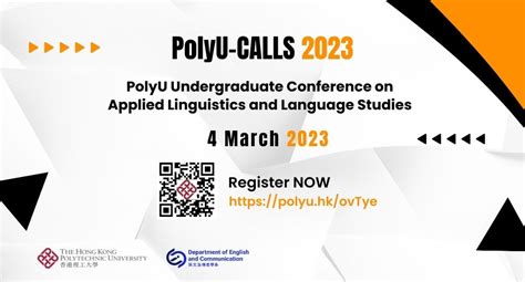 PolyU-CALLS 2023: PolyU Undergraduate Conference on Applied Linguistics ...