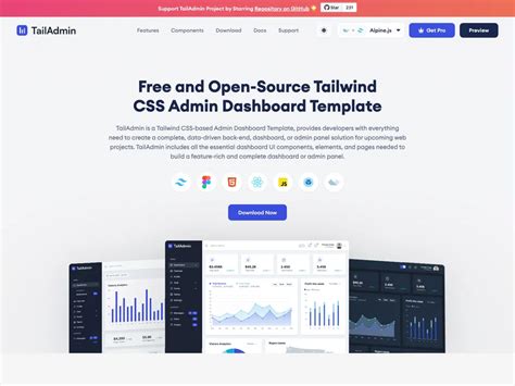 Free React Tailwind Admin Dashboard