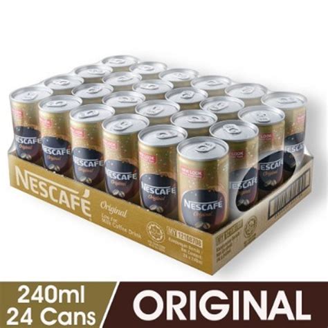 NESCAFE Coffee (Original) 240ml/can x 24 per Carton (Sold per Carton) -- NESTLE P.Code: 12417873 ...