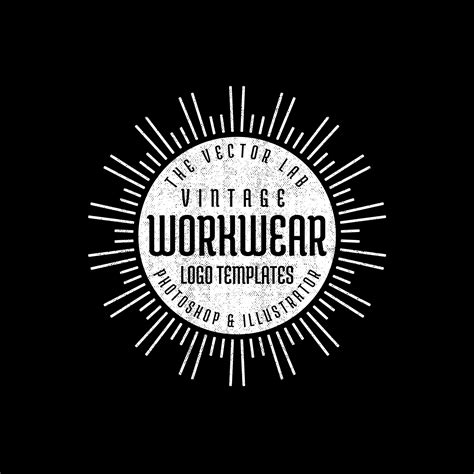 Vintage Workwear Logo Templates - TheVectorLab