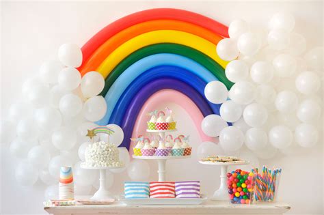 The sweetest and most colorful dessert table from Happy Wish Company | Decoracion fiesta de niña ...