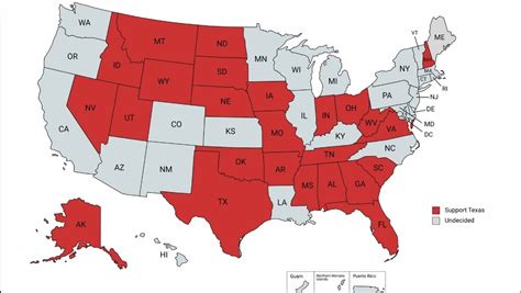 Updated map - now 25 (!) states back TX!! : r/ShermanPosting