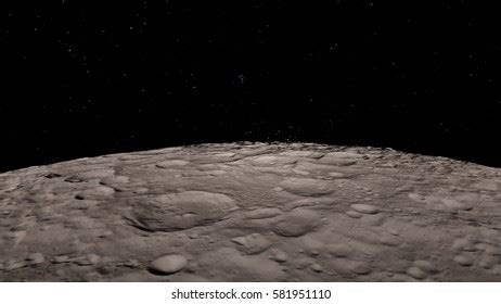 Moon Craters 3d Illustration Elements This Stock Illustration 581951110 | Shutterstock