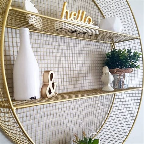 IKEA | Storage & Organization | Nwob Large Metal Floating Circle Shelf ...