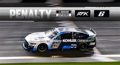 RFK Racing No. 6 team penalized 100 points, fined $100,000 | NASCAR