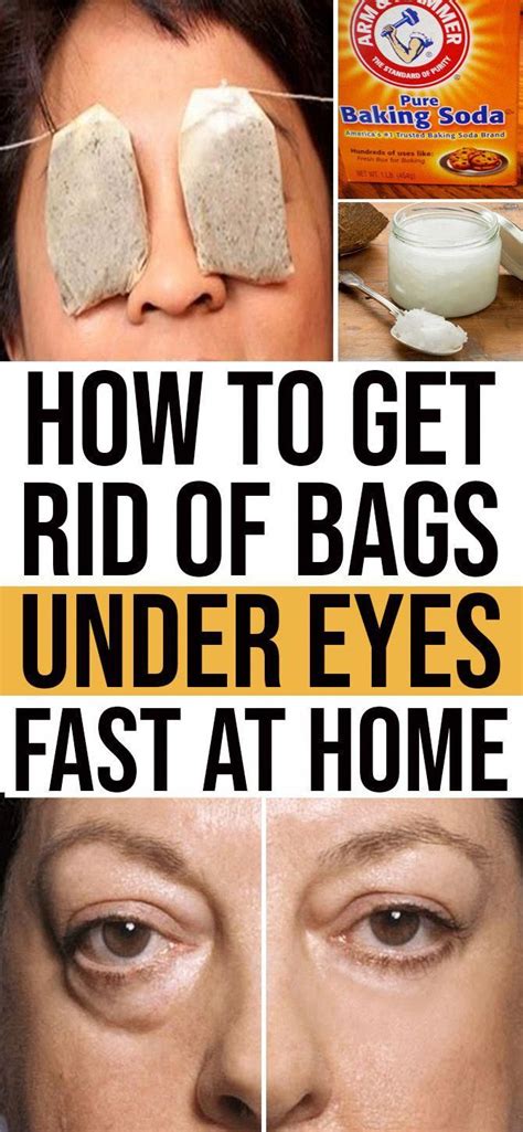 How to get rid of bags under eyes? Using some expensive skin products just help to shrink eye ...